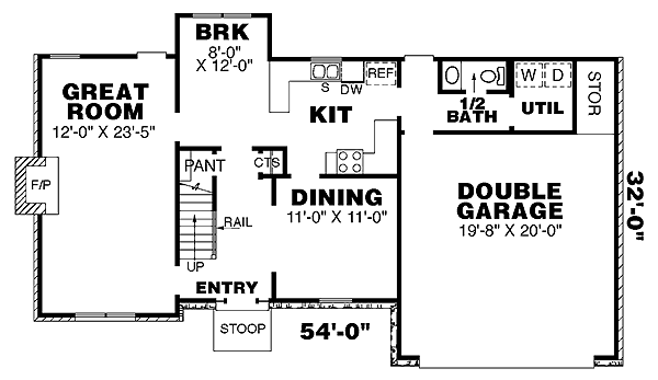 Colonial Level One of Plan 67060
