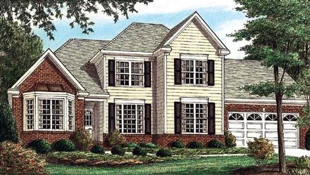 House Plan 67068 Elevation