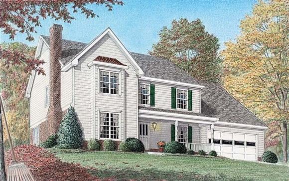 House Plan 67069 Elevation