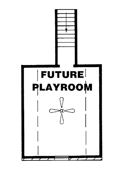 House Plan 67072 Second Level Plan