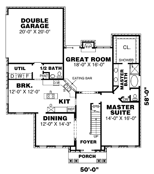 Colonial Level One of Plan 67082