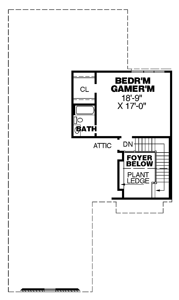 House Plan 67104 Level Two