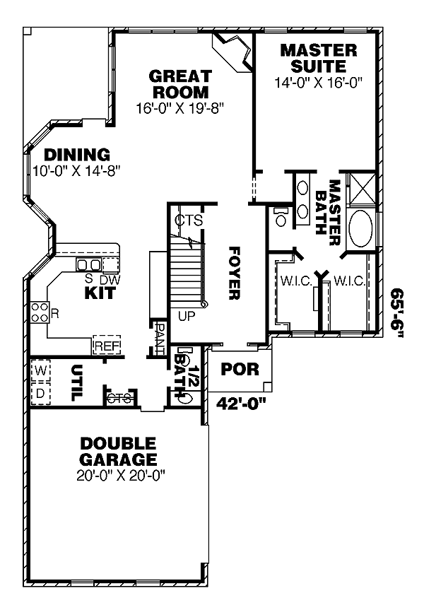 Traditional Level One of Plan 67109