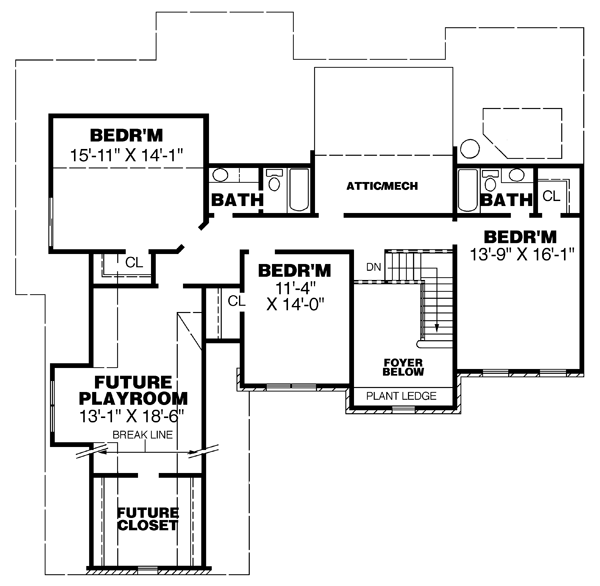 Colonial Level Two of Plan 67119