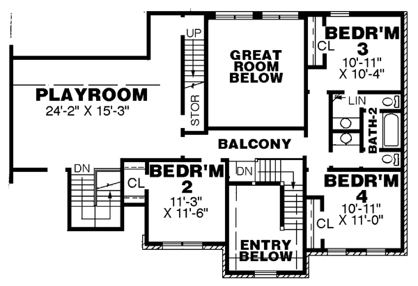 Colonial Level Two of Plan 67121