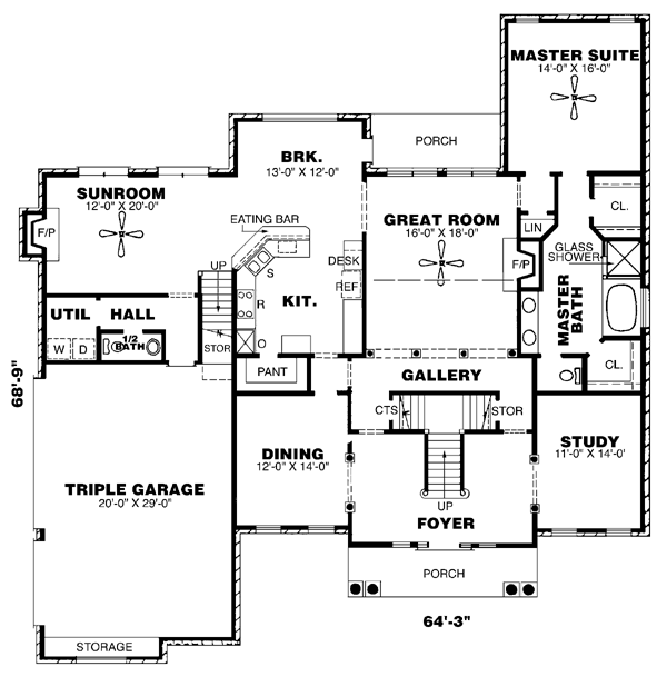 Colonial Level One of Plan 67124