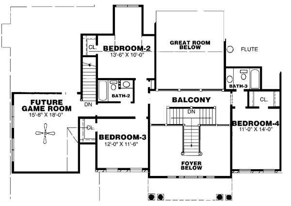 Colonial Level Two of Plan 67124