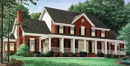 House Plan 67126 Elevation