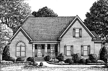 Traditional Elevation of Plan 67129