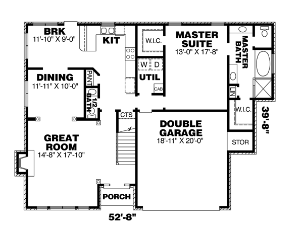 Traditional Level One of Plan 67137