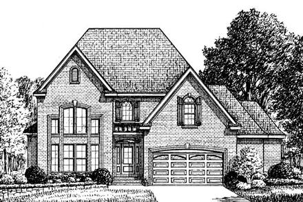 Traditional Elevation of Plan 67137