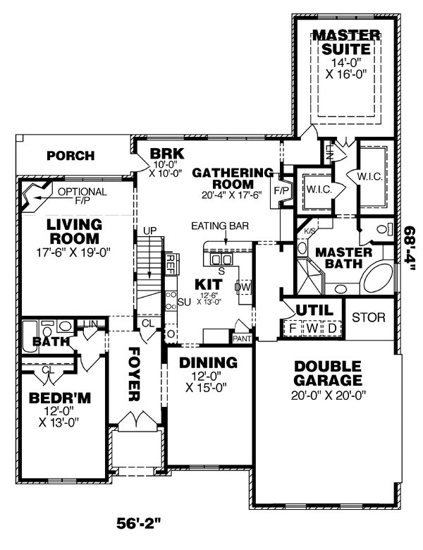 Traditional Level One of Plan 67139