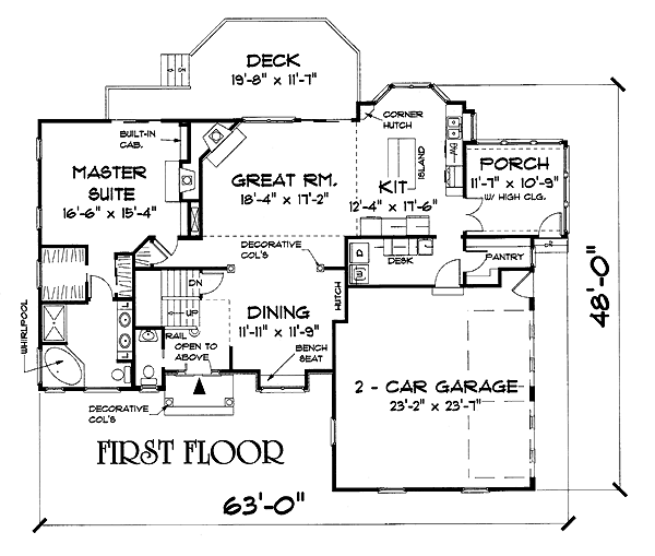 Traditional Level One of Plan 67213