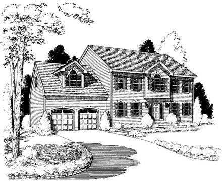 Traditional Elevation of Plan 67224