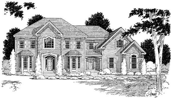 House Plan 67271 Elevation