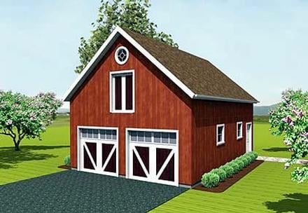 Farmhouse Elevation of Plan 67279