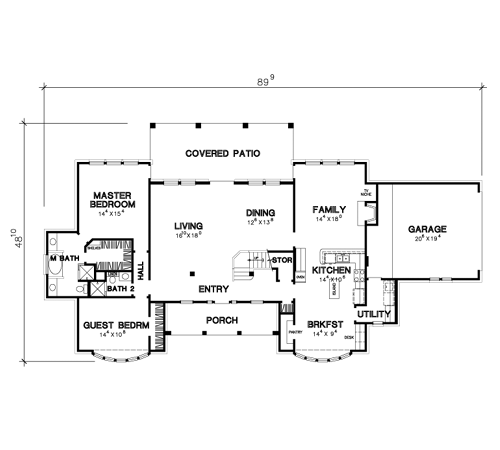 Traditional Level One of Plan 67402