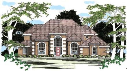 House Plan 67418 Elevation