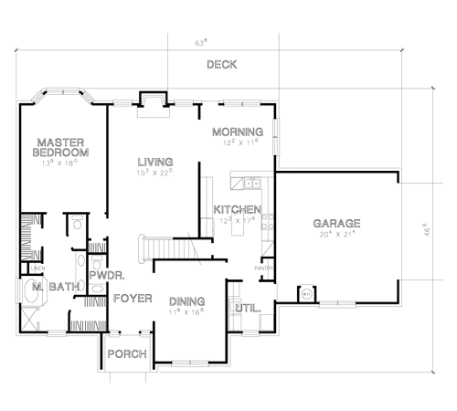 Traditional Level One of Plan 67425