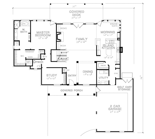 Cape Cod Level One of Plan 67436