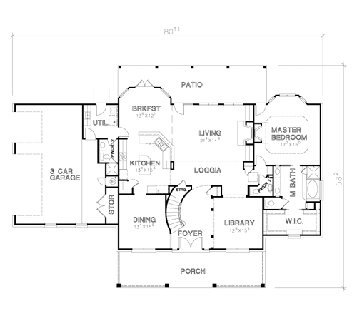 Cape Cod Level One of Plan 67445