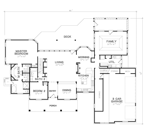 Cape Cod Level One of Plan 67446