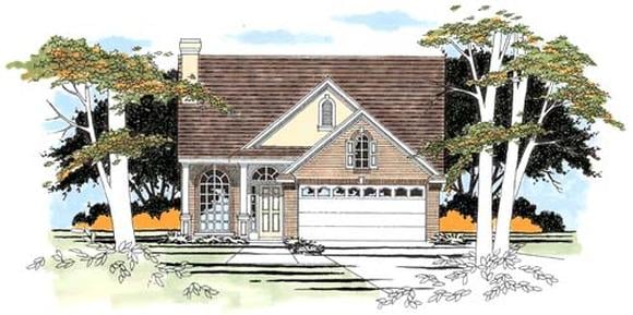 House Plan 67610 Elevation