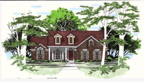 House Plan 67643 Elevation