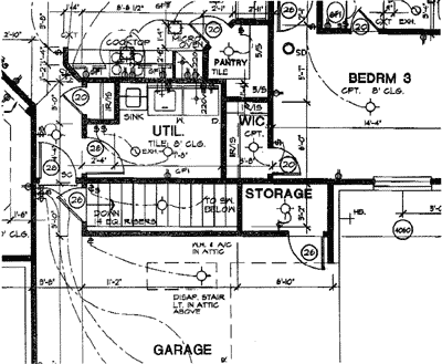 One-Story Traditional Alternate Level One of Plan 67716