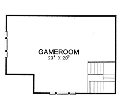 One-Story Traditional Level Two of Plan 67741