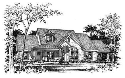 Traditional Elevation of Plan 67774