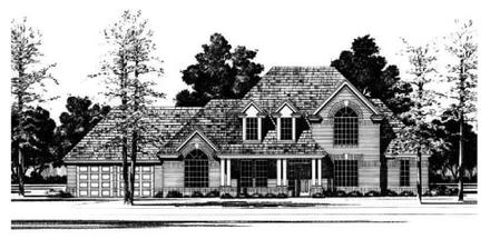 Traditional Elevation of Plan 67791