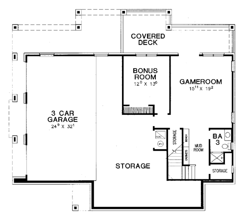 Contemporary Level One of Plan 67795