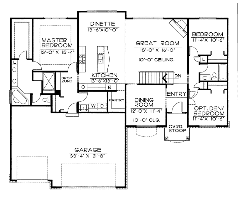 Traditional Level One of Plan 67857