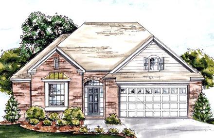 House Plan 67886 Elevation