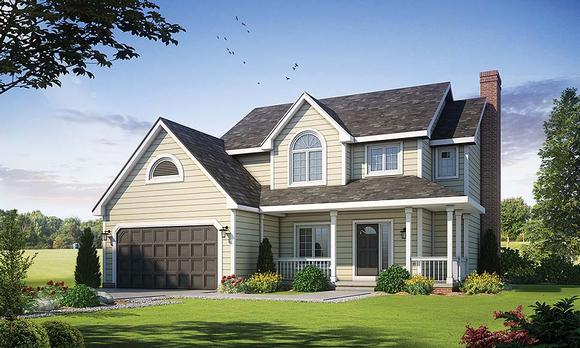 House Plan 67938 Elevation