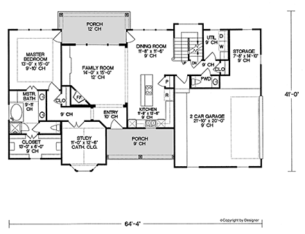 First Level Plan
