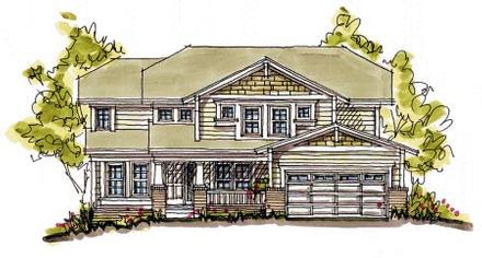 Bungalow Elevation of Plan 68118