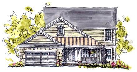 Bungalow Country Southern Elevation of Plan 68122