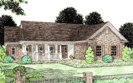 House Plan 68146 Elevation