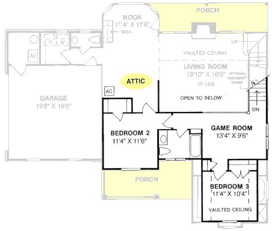 Traditional Level Two of Plan 68150