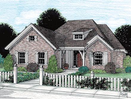 House Plan 68156 Elevation