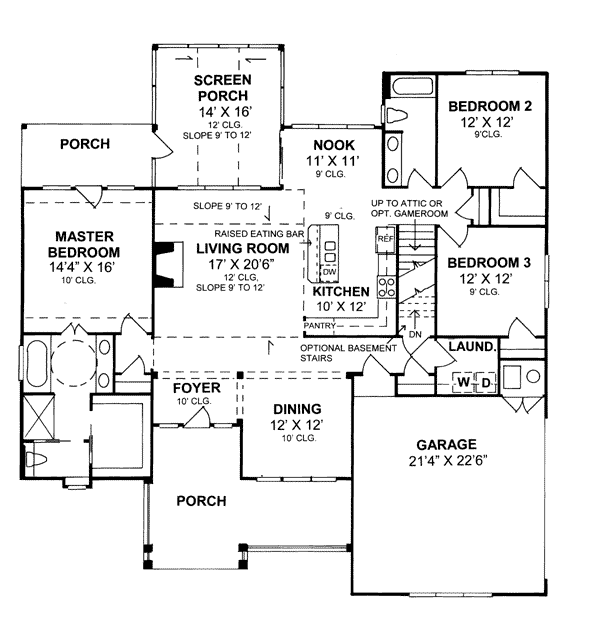 Traditional Level One of Plan 68171