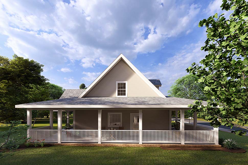 Country, Southern Plan with 1675 Sq. Ft., 3 Bedrooms, 3 Bathrooms, 2 Car Garage Picture 5