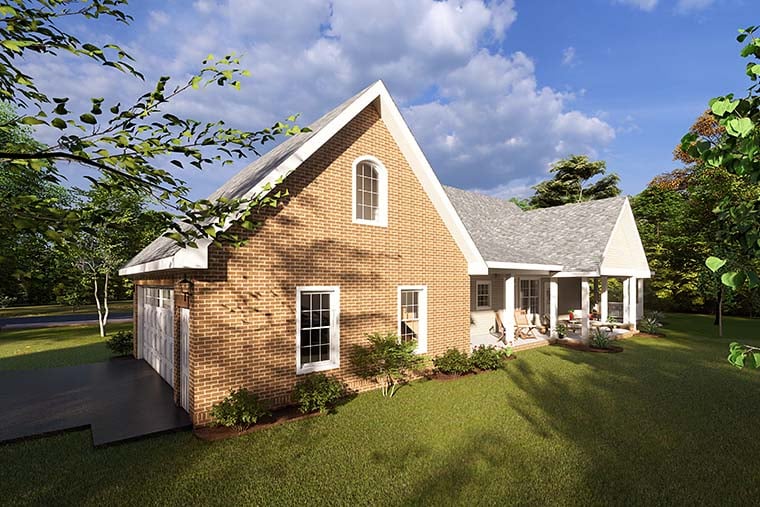 Country, Southern Plan with 1675 Sq. Ft., 3 Bedrooms, 3 Bathrooms, 2 Car Garage Picture 6