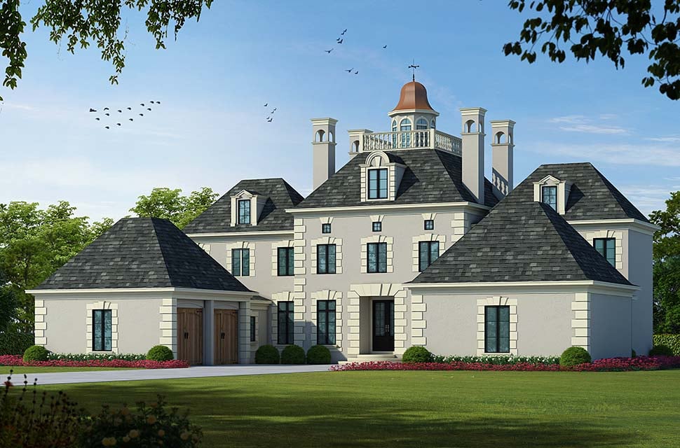 Colonial, European Plan with 3335 Sq. Ft., 4 Bedrooms, 4 Bathrooms, 4 Car Garage Picture 4
