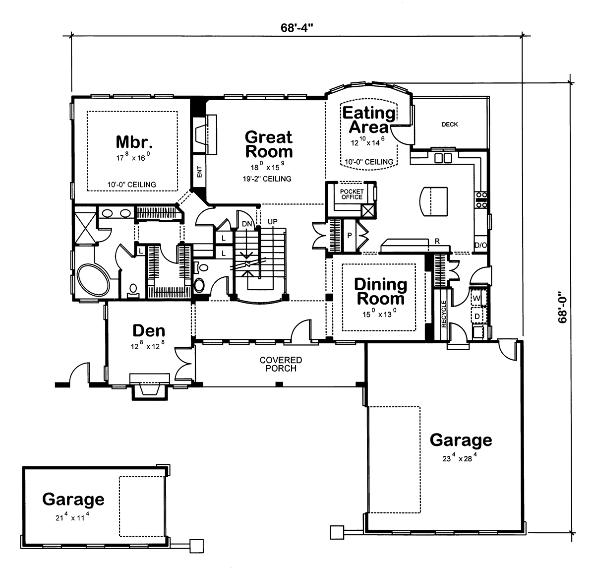 Traditional Level One of Plan 68340