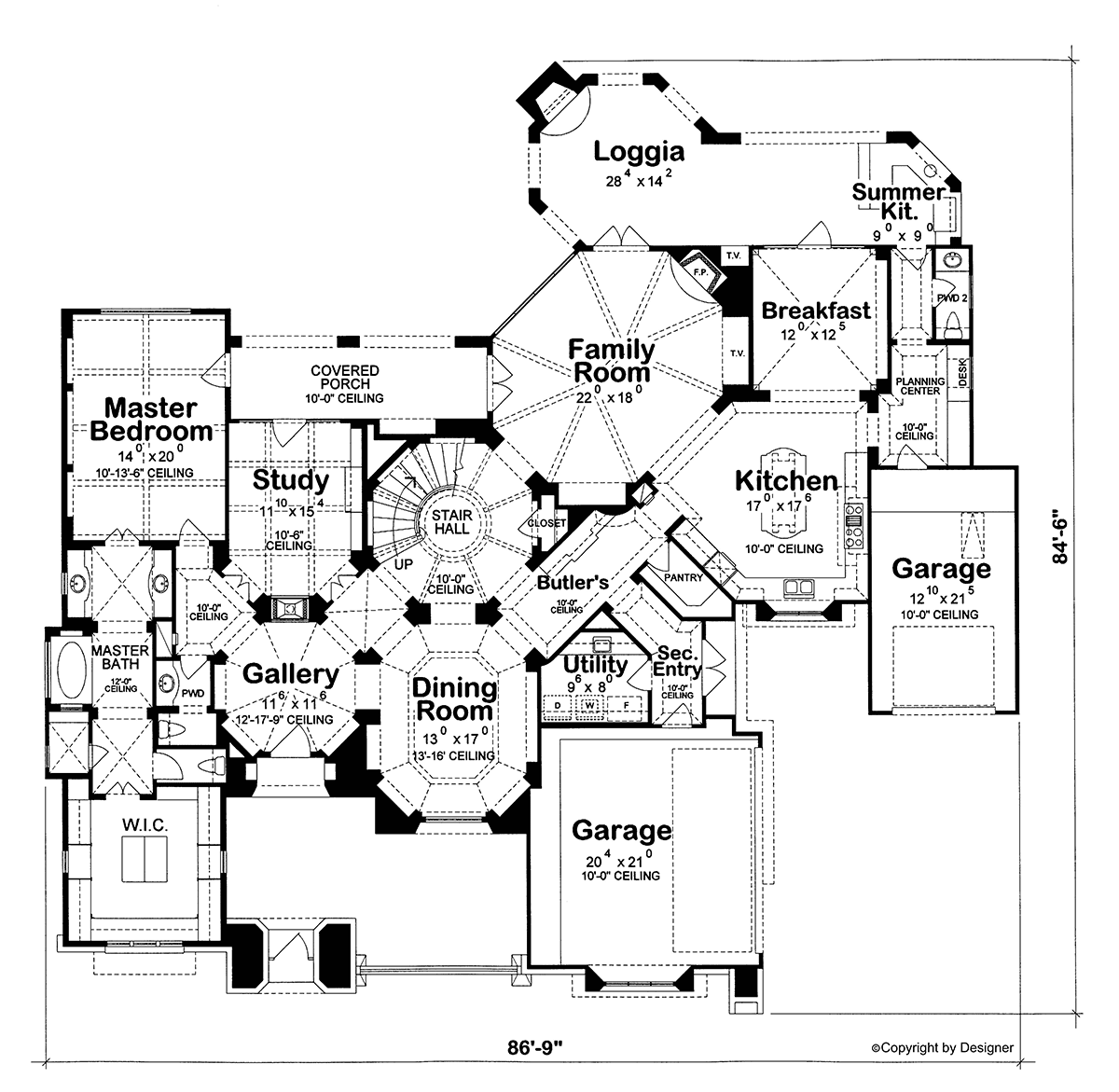 Mediterranean Level One of Plan 68360