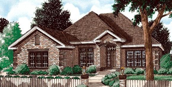 House Plan 68423 Elevation