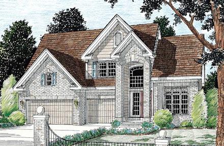 House Plan 68424 Elevation